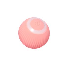 Electric Dog Toys Smart Puppy Ball Toys Cat Toys, Automatic Moving Rolling Ball For Indoor Cats (Color: PINK)