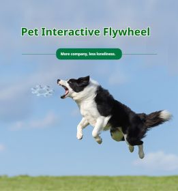 Pet Interactive Flywheel,Dog  Toy,Fun interactions buildstronger bonds (Color: Macaron Pink)